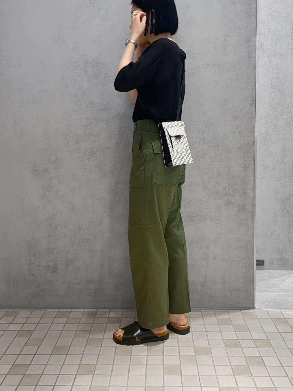 Uさんの「HIROKO HAYASHI｜PIATTI（ピアッティ）ミニ財布スリム」を使ったコーディネート