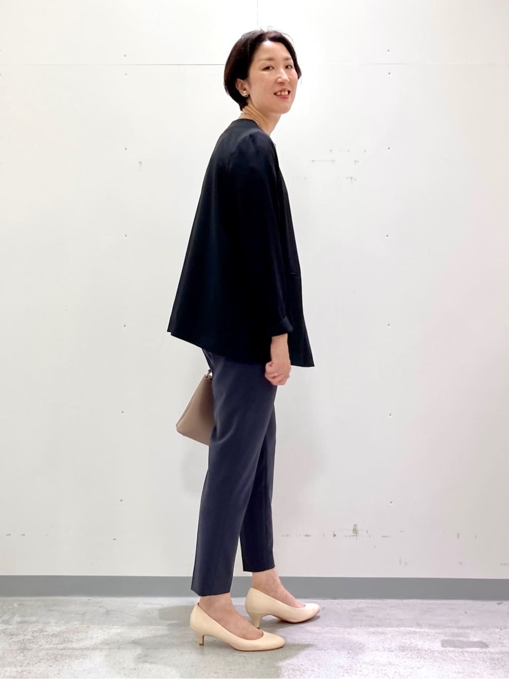 yuriさんの「INDIVI｜【洗える/通勤/UVケア/日本製】ストレッチテーラードジャケット」を使ったコーディネート