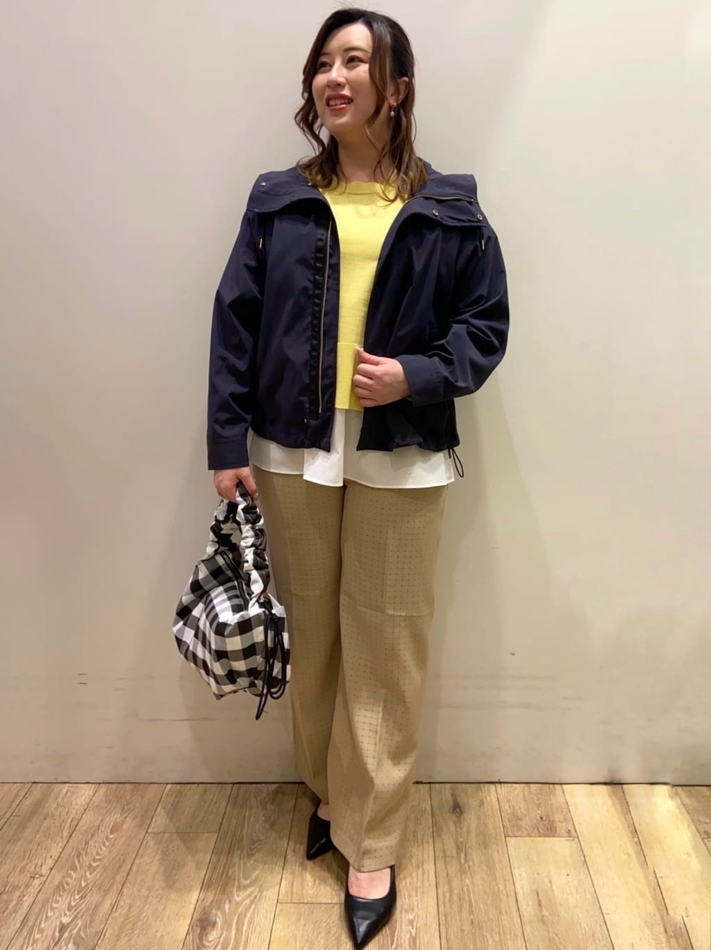 eriiiさんの「index｜【抗菌防臭加工/7cmヒール】ベーシックパンプス/通勤対応」を使ったコーディネート