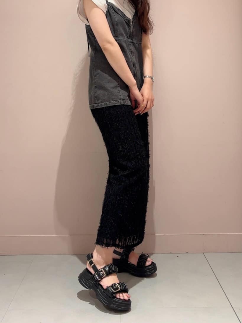 RINAさんの「ESPERANZA｜厚底クシュクシュベルトスポサン」を使ったコーディネート