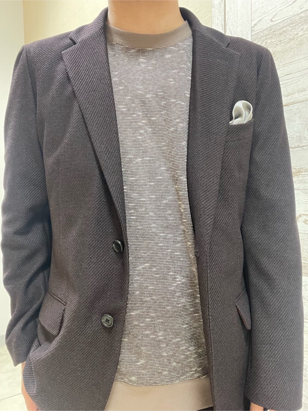 Suehiroさんの「TAKEO KIKUCHI｜フォーマルチーフ」を使ったコーディネート