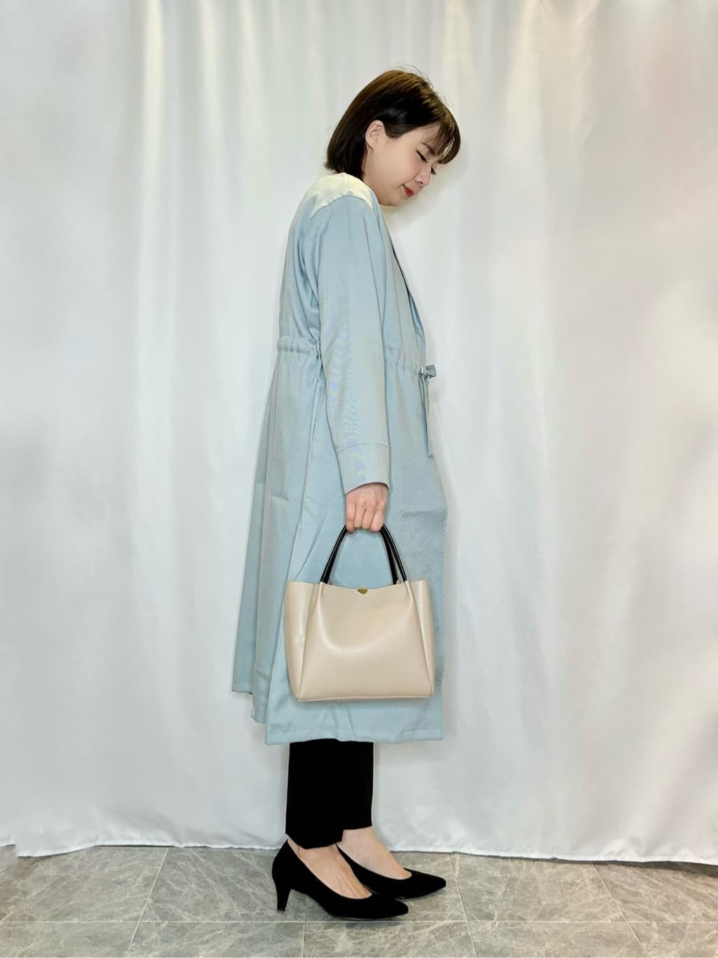 ネリさんの「SHOO･LA･RUE｜【洗える/SS-3L】すっきりキレイにかっこよく 大人のテーパードパンツ」を使ったコーディネート