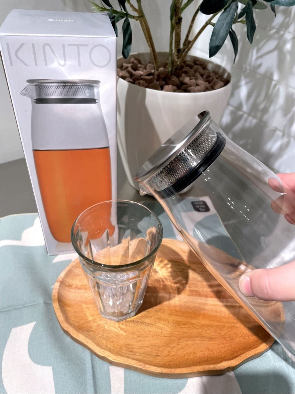 まのちゃんさんの「212 KITCHEN STORE｜ウォーターカラフェ 1.1L ＜UNITEA ユニティー＞」を使ったコーディネート