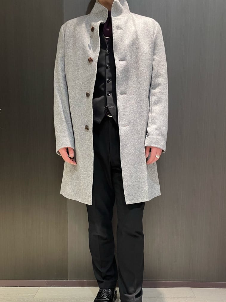 ぶうさんの「TAKEO KIKUCHI｜【ウールカシミヤブレンド】ビーバー調 スタンドカラー コート」を使ったコーディネート