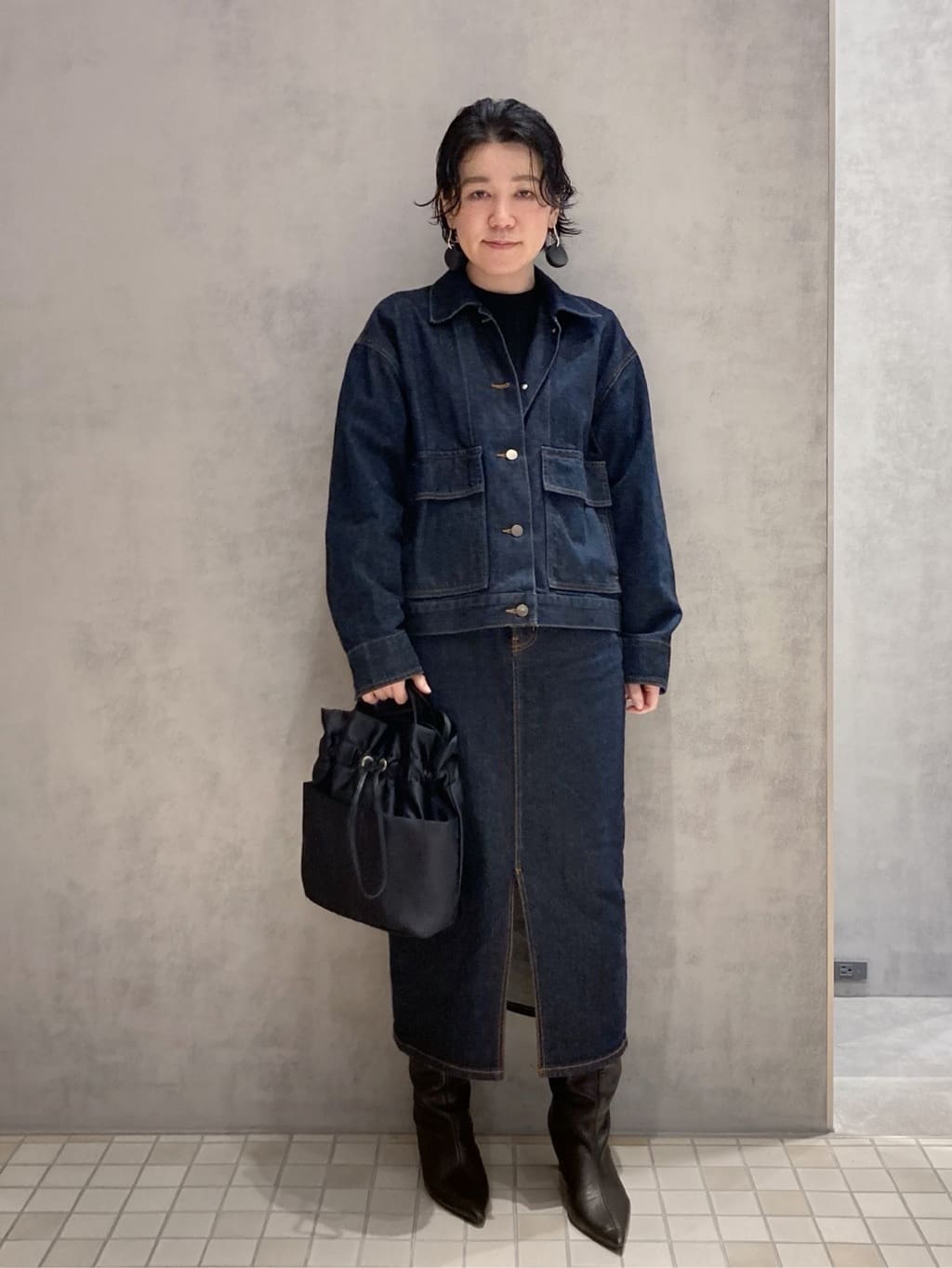 Cさんの「HIROKO HAYASHI｜LUINI SATINE（ルイーニ サティーネ）ショルダーバッグ」を使ったコーディネート