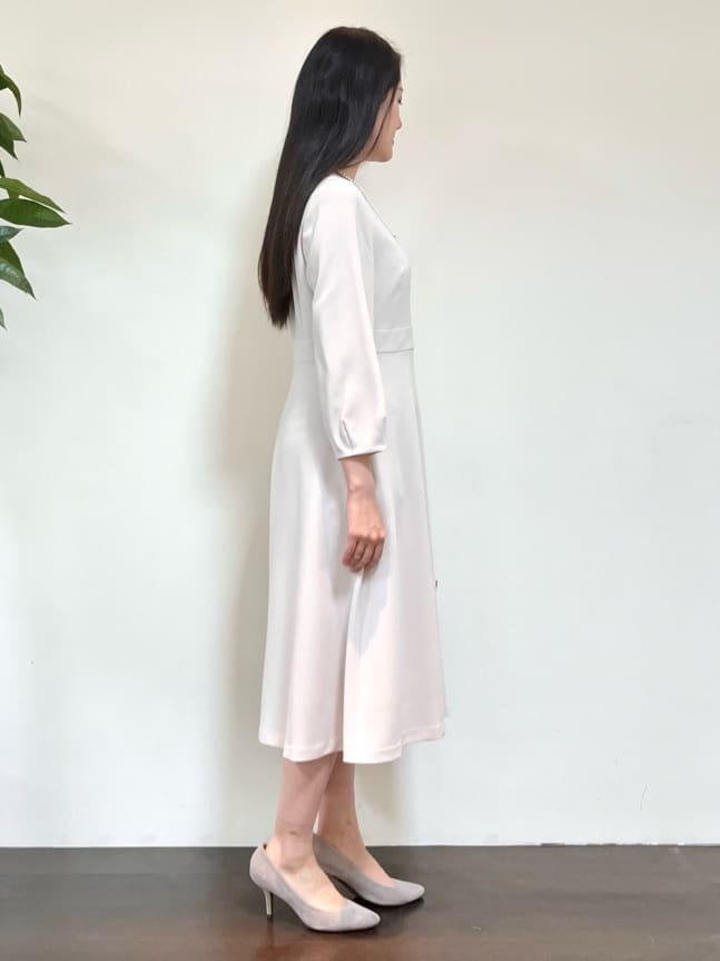 カレンさんの「UNTITLED｜【追加6/日本製】2連フェイクパールネックレス」を使ったコーディネート