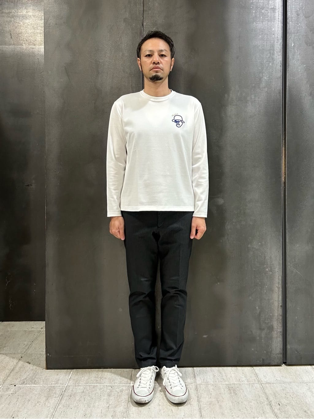 coheyさんの「TAKEO KIKUCHI｜【抗菌防臭/シーズンレス】シアサッカー ジャージシャツ」を使ったコーディネート