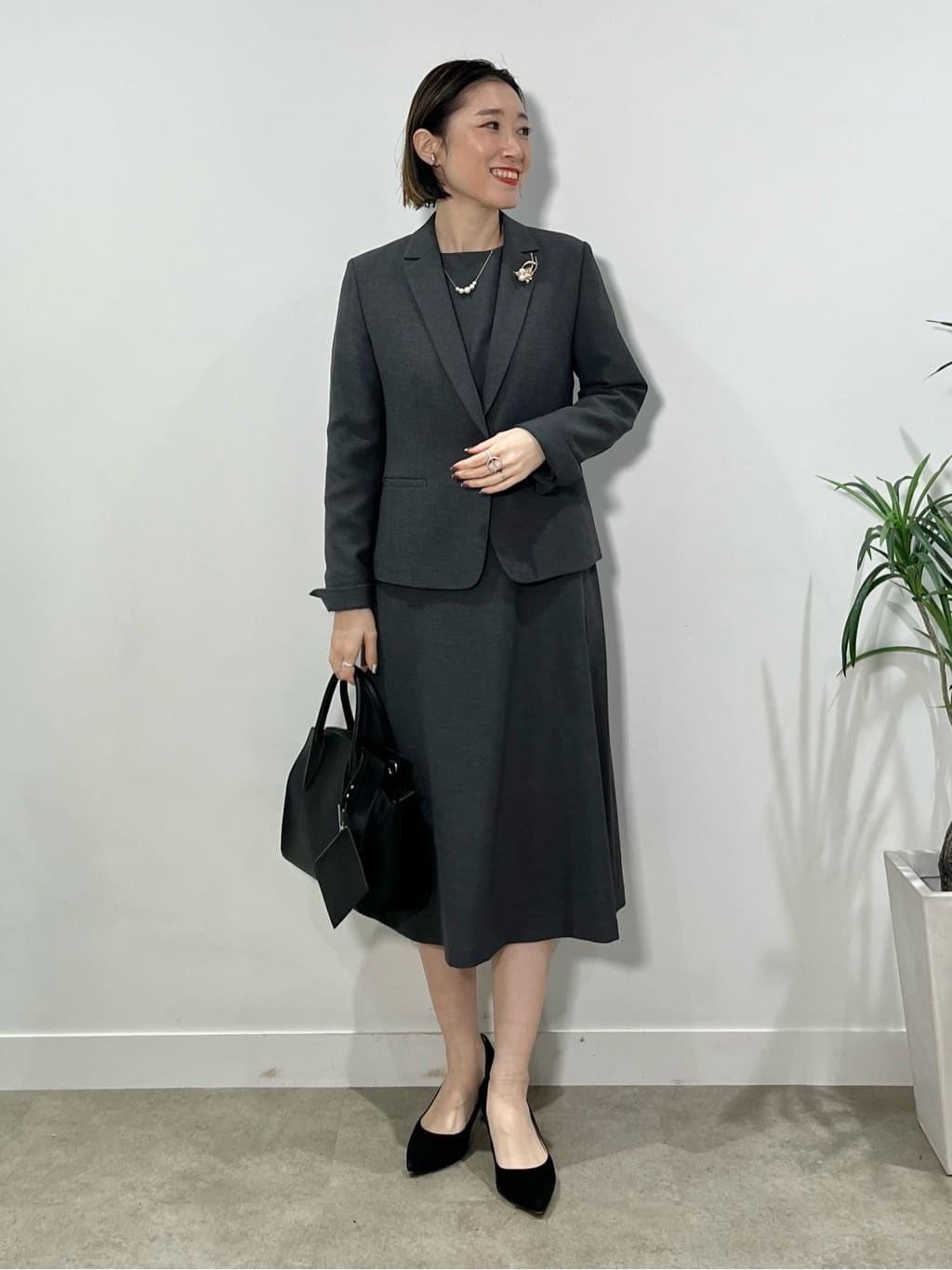 kotakiさんの「INDIVI｜【セレモニーにおすすめ！】パール調トップネックレス」を使ったコーディネート