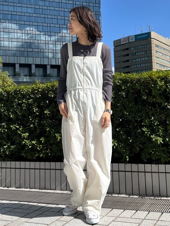 NAMIさんの「OPAQUE.CLIP｜CONVERSE キャンバス オールスター HI」を使ったコーディネート