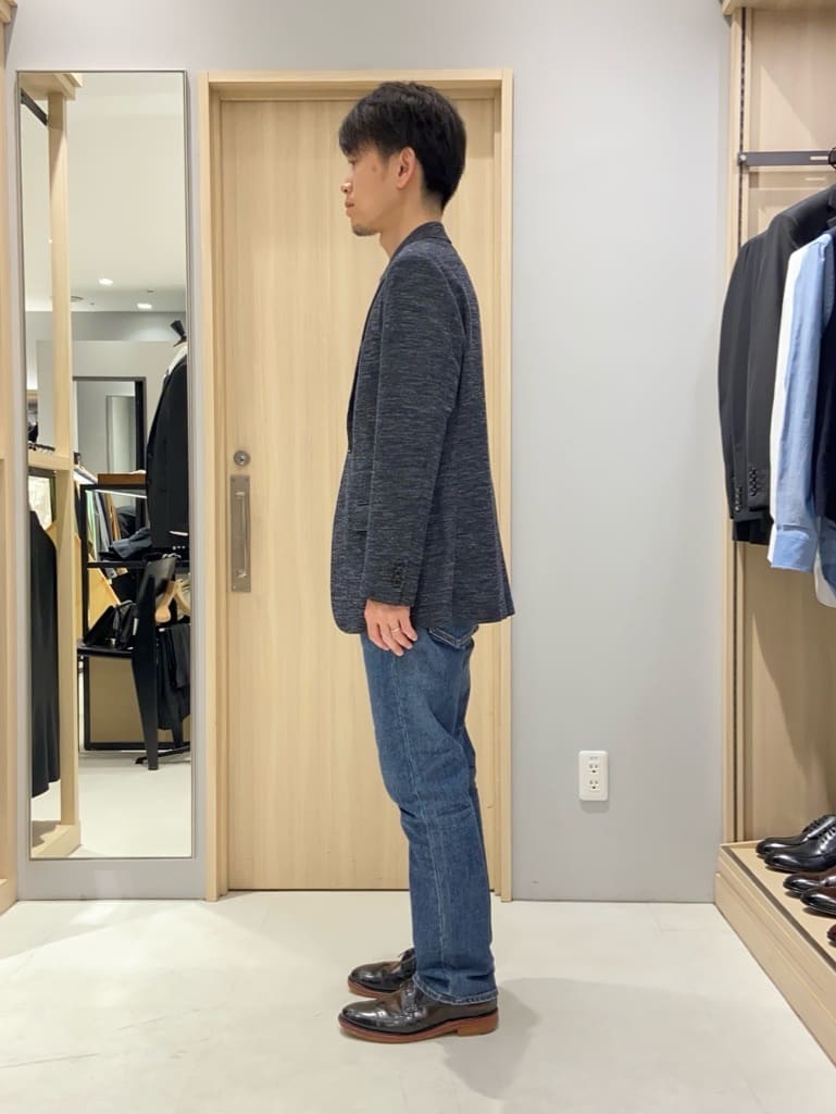 わいずみさんの「TAKEO KIKUCHI｜【尾州織】リネンブレンド メッシュ ジャケット」を使ったコーディネート
