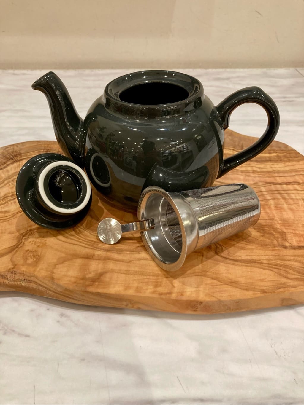 n.さんの「212 KITCHEN STORE｜ファームハウス ティーポット ミッドナイトフォレスト ２カップ ＜London Pottery  ロ」を使ったコーディネート
