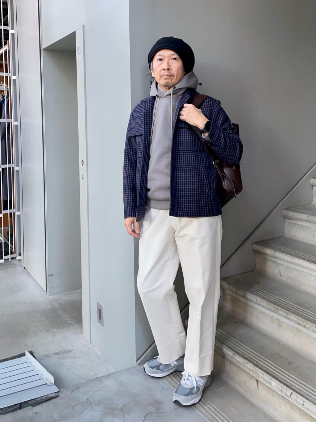 デザイナーTAKEman さんの「TAKEO KIKUCHI｜フルベジタンニンレザー バックパック」を使ったコーディネート