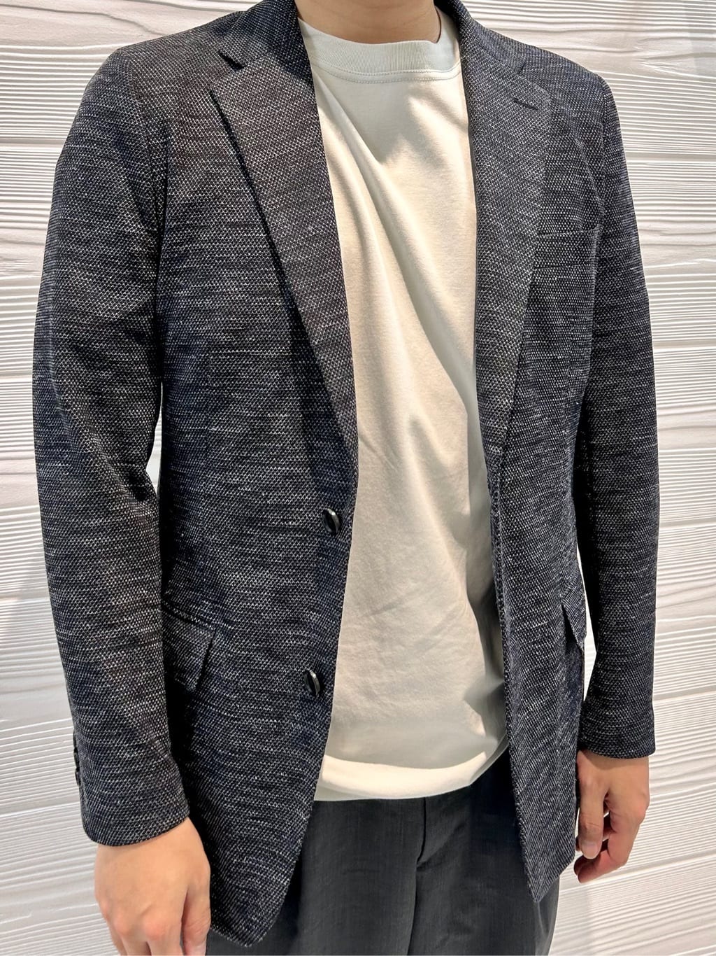 すーさんの「TAKEO KIKUCHI｜【抗菌防臭／5サイズ展開】ハイゲージポンチ Tシャツ」を使ったコーディネート