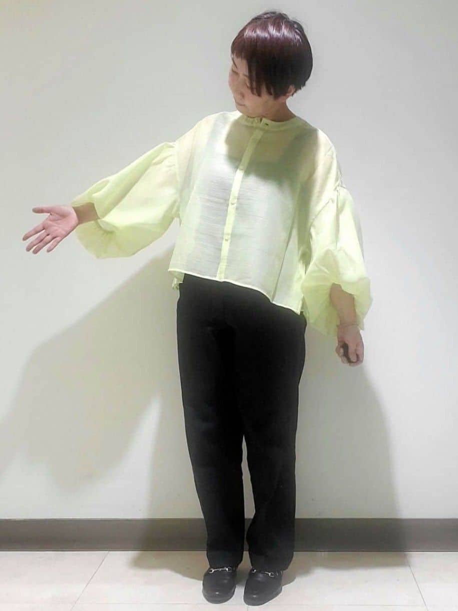 ゆきをさんの「OPAQUE.CLIP｜ワイドストラップキャミソール【洗濯機洗い可】」を使ったコーディネート