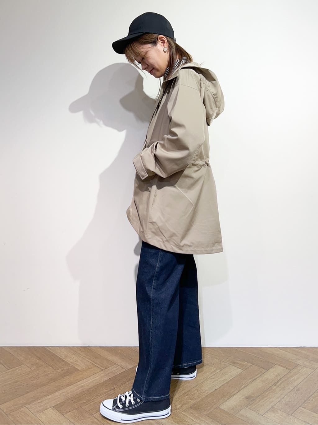 meeさんの「OPAQUE.CLIP｜CONVERSE キャンバス オールスター HI」を使ったコーディネート