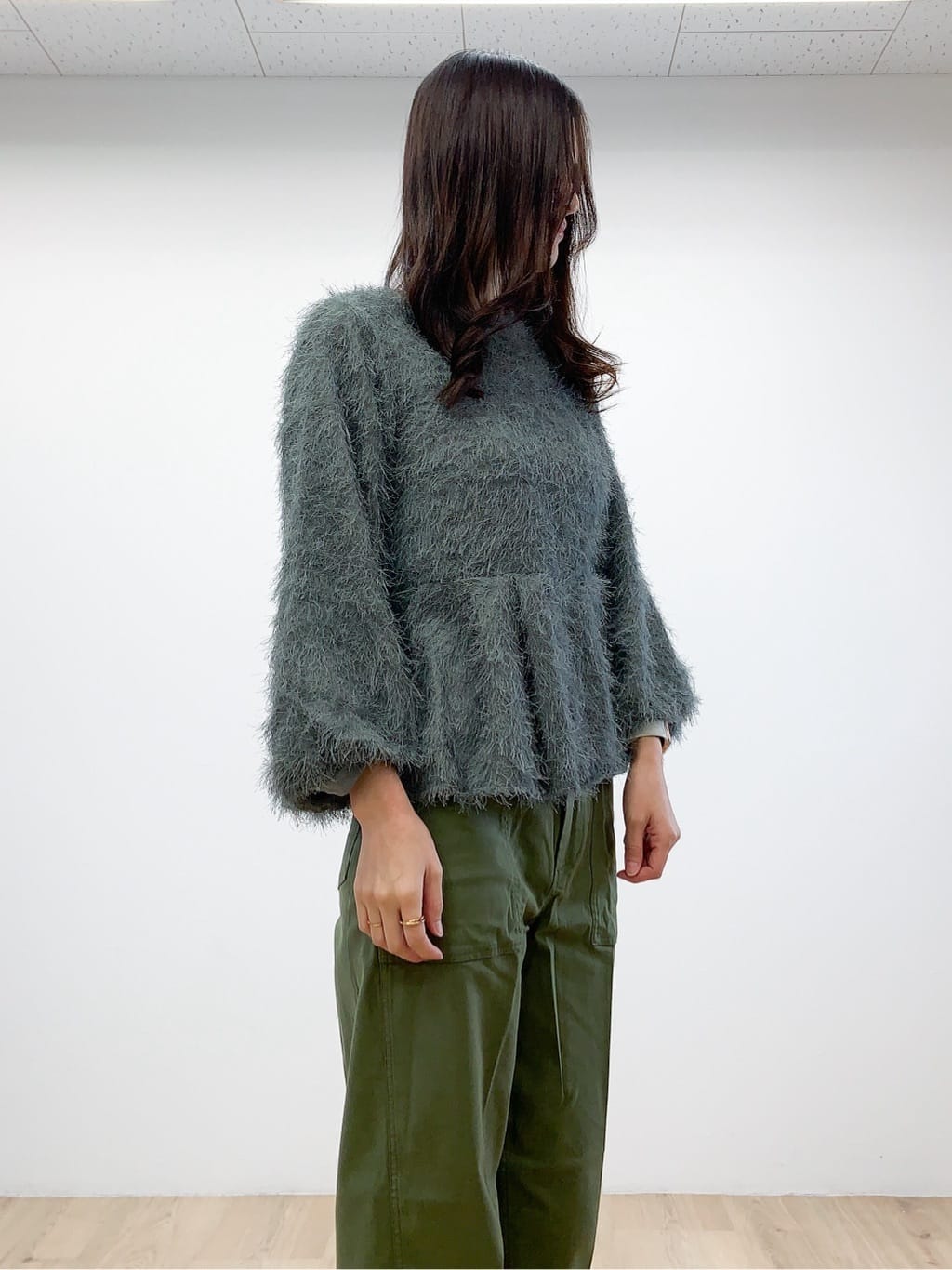 yamasakiさんの「OPAQUE.CLIP｜ストレッチベイカーパンツ／オーガニックコットン混【洗濯機洗い可／ストレッチ】」を使ったコーディネート