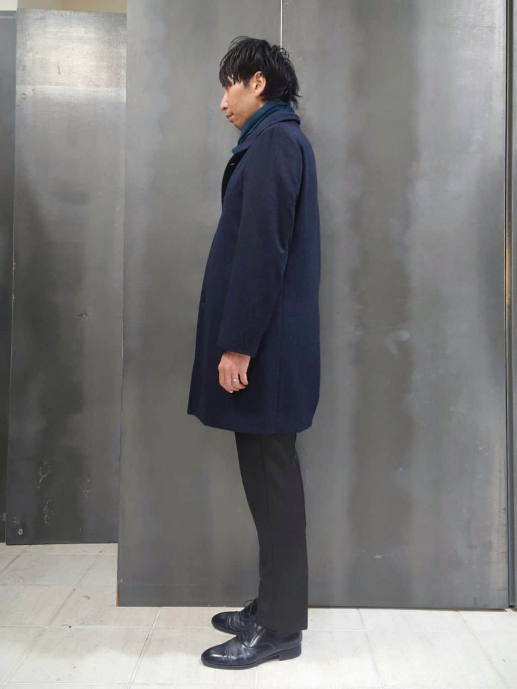 kawamuさんの「TAKEO KIKUCHI｜【ウールカシミヤブレンド】ビーバー調 スタンドカラー コート」を使ったコーディネート