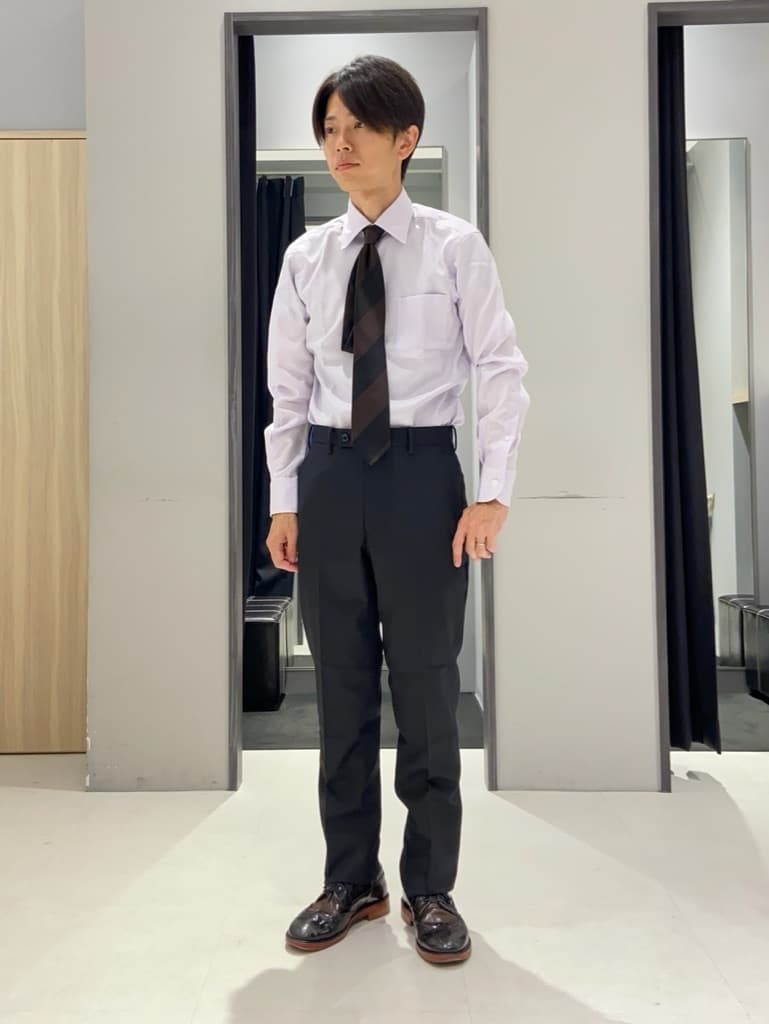 わいずみさんの「TAKEO KIKUCHI｜【Made in JAPAN】矢絣（やがすり）スーツ／スリーピース対応」を使ったコーディネート
