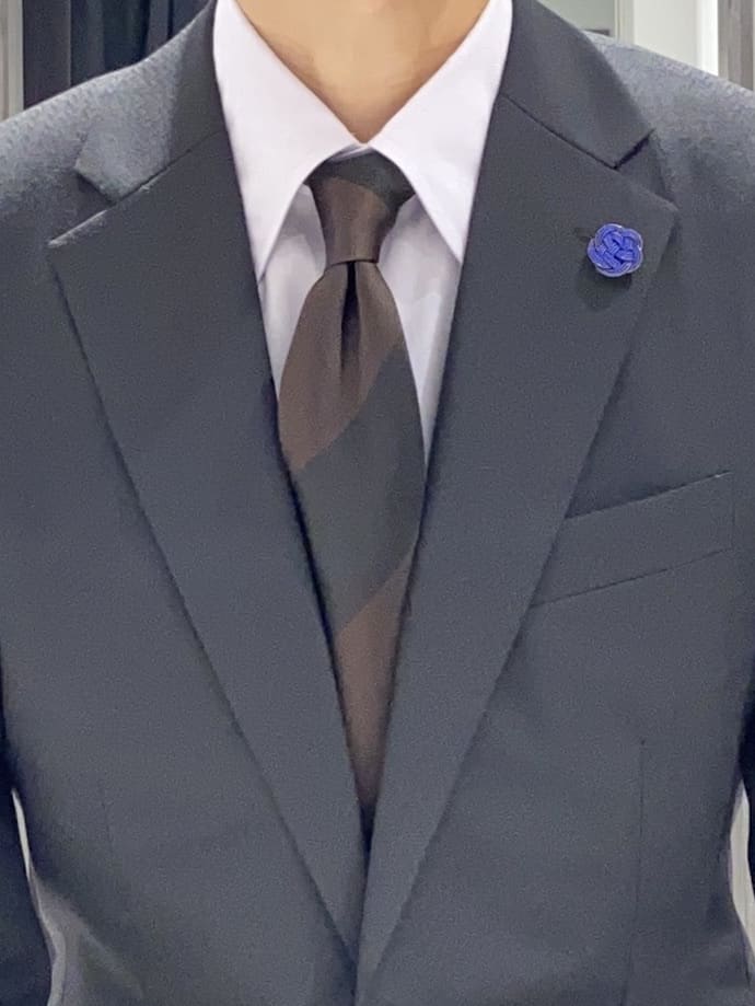 わいずみさんの「TAKEO KIKUCHI｜【Made in JAPAN】矢絣（やがすり）スーツ／スリーピース対応」を使ったコーディネート