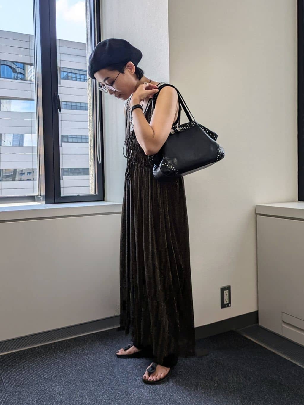 MTさんの「HIROKO HAYASHI｜VELENO（ヴェレーノ）ミニボストンバッグ」を使ったコーディネート