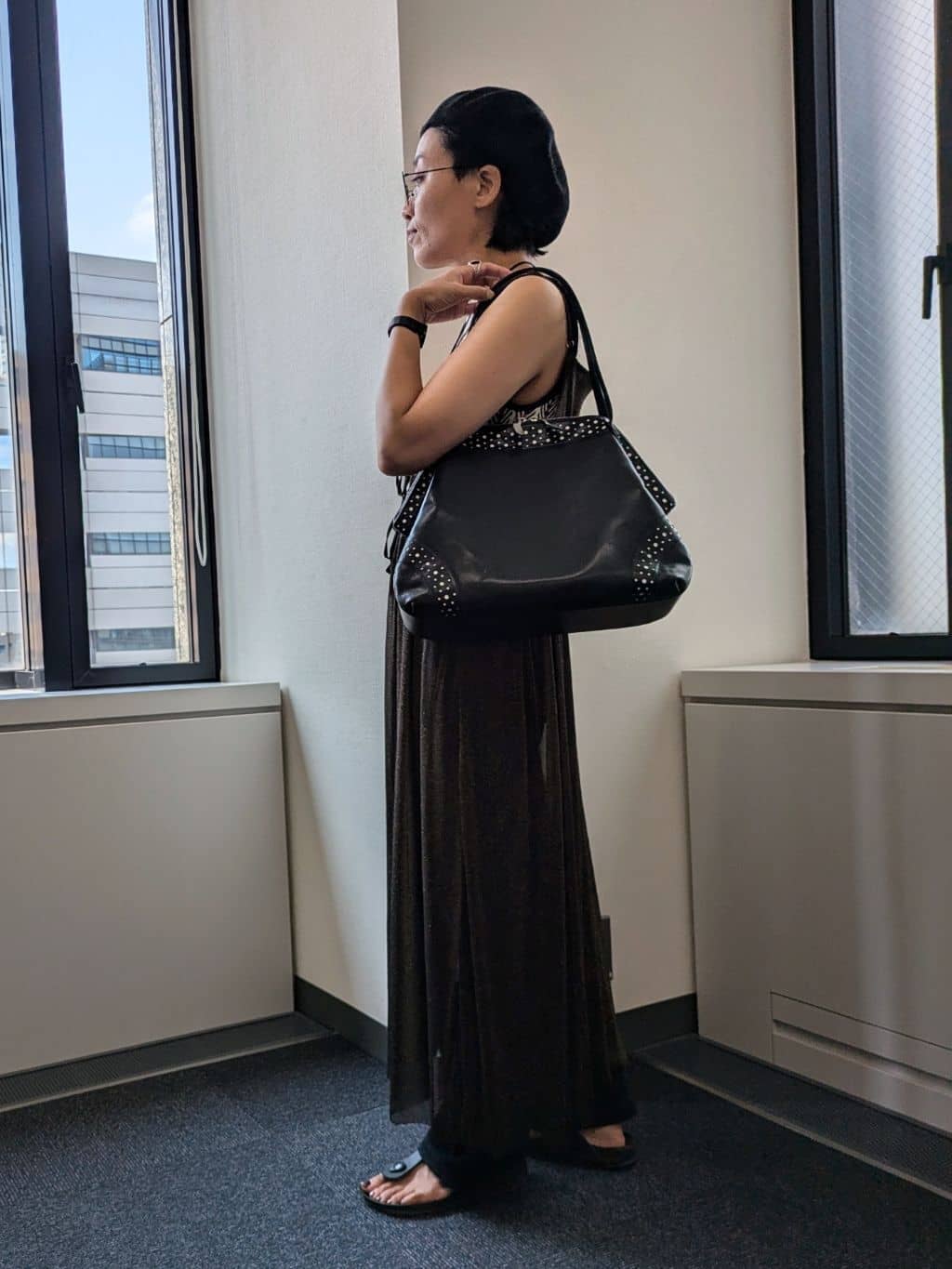 MTさんの「HIROKO HAYASHI｜VELENO（ヴェレーノ）ミニボストンバッグ」を使ったコーディネート