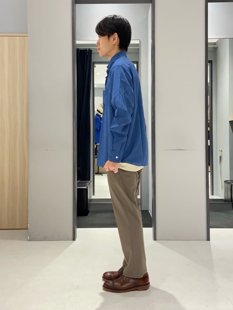 わいずみさんの「TAKEO KIKUCHI｜【抗菌防臭／5サイズ展開】ハイゲージポンチ Tシャツ」を使ったコーディネート