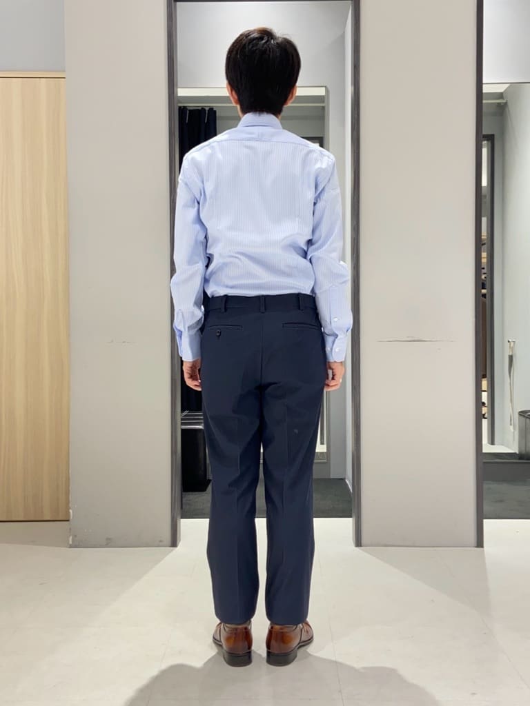 わいずみさんの「TAKEO KIKUCHI｜【Made in JAPAN】ドビーストライプ ドレス シャツ」を使ったコーディネート