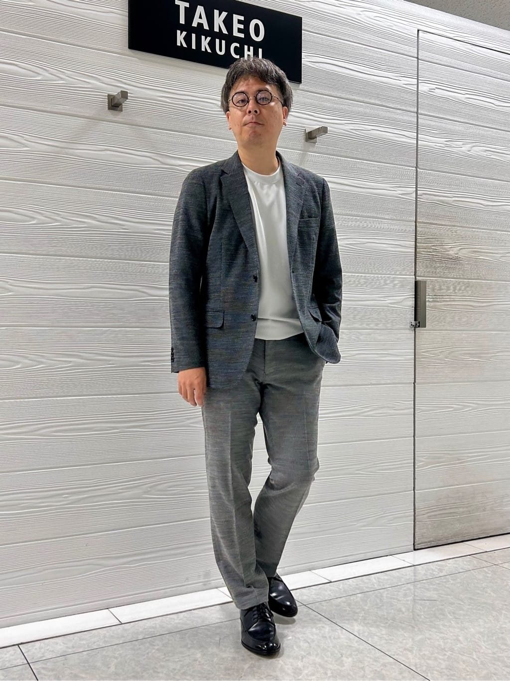 すーさんの「TAKEO KIKUCHI｜日本製 Uチップ ドレスシューズ」を使ったコーディネート