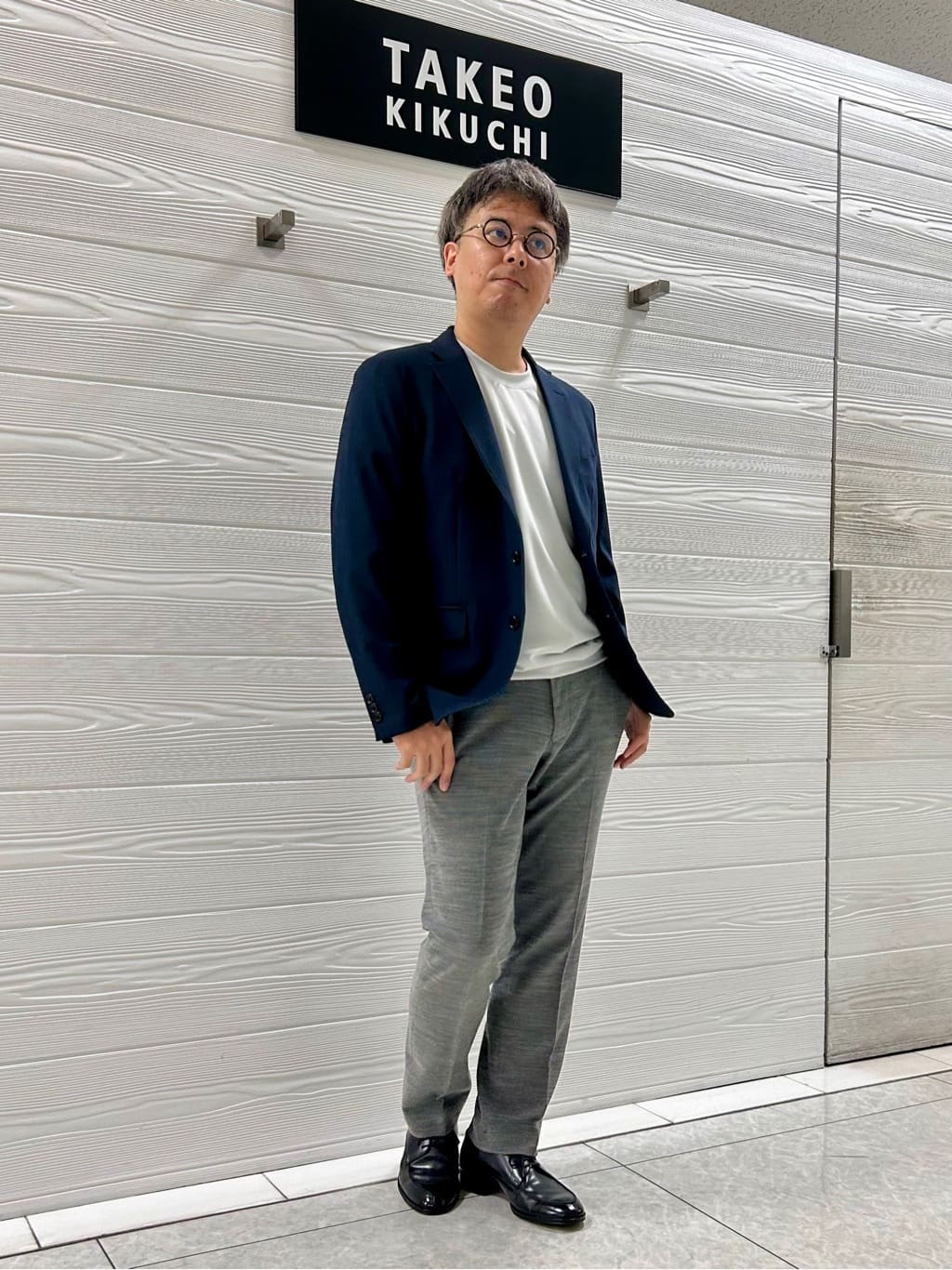 すーさんの「TAKEO KIKUCHI｜日本製 Uチップ ドレスシューズ」を使ったコーディネート