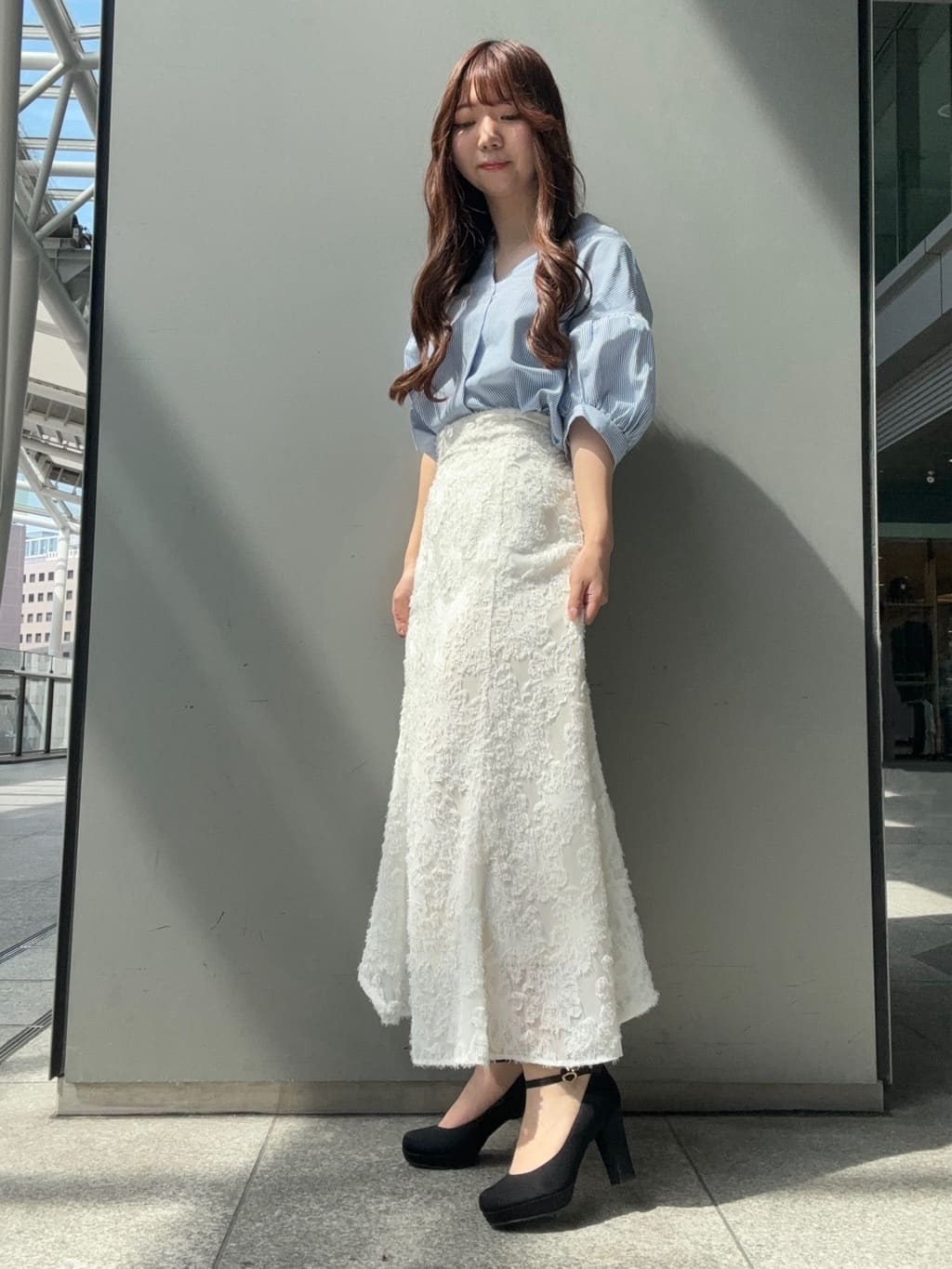 airiさんの「ESPERANZA｜3WAYチャンキーヒールパンプス」を使ったコーディネート