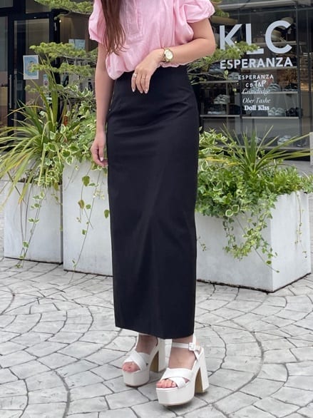 maiさんの「ESPERANZA｜◆【ラク盛り／サンダル】リピーター続出／脚長美脚　ラク盛り厚底サンダル　24年Ver」を使ったコーディネート