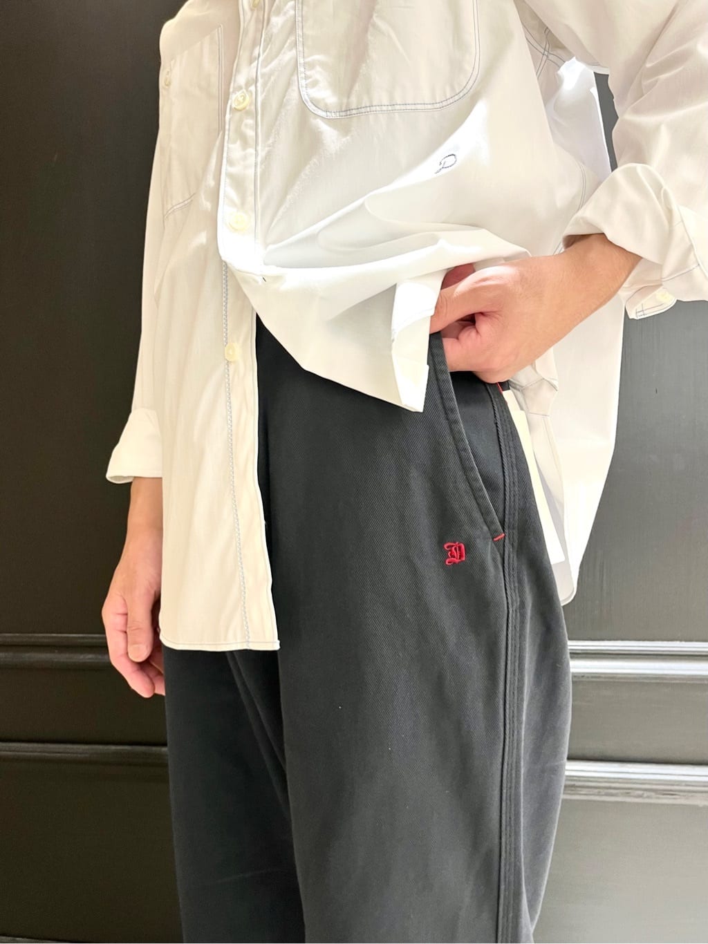小山凌さんの「DRESSTERIOR｜◆ヴィンテージ アルティメットチノパンツ」を使ったコーディネート