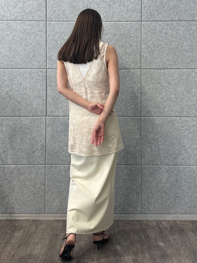designer yukaさんの「CODE A｜slit jersey skirt」を使ったコーディネート