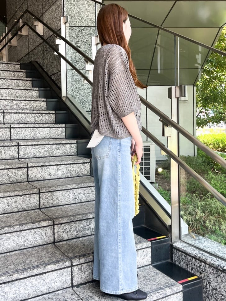 Risaさんの「OPAQUE.CLIP｜ワイドストラップキャミソール【洗濯機洗い可】」を使ったコーディネート