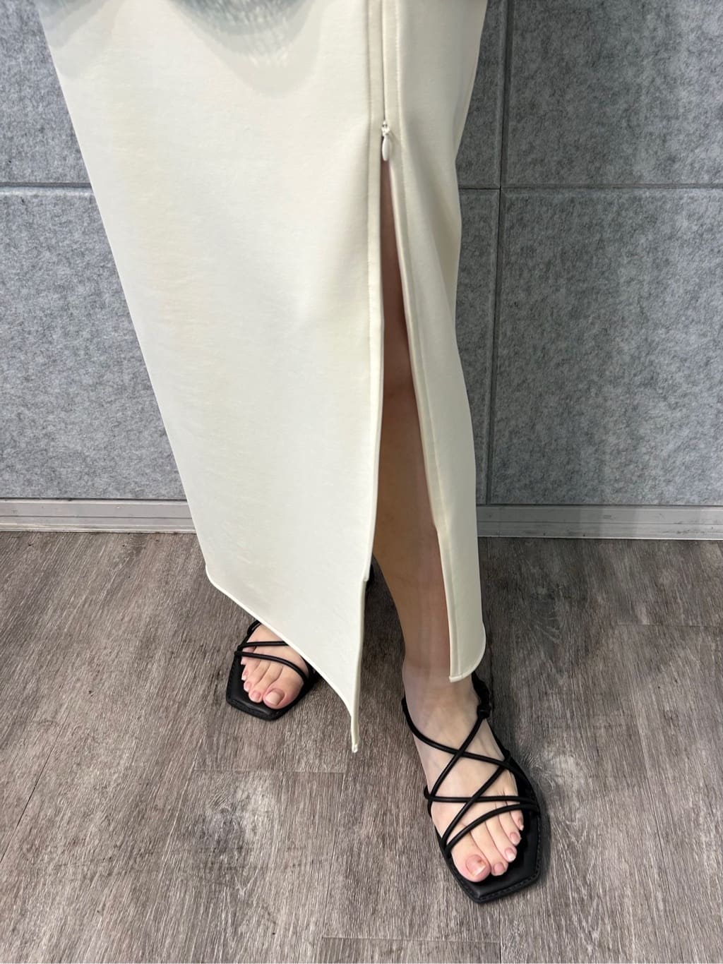 honoka Aさんの「CODE A｜slit jersey skirt」を使ったコーディネート
