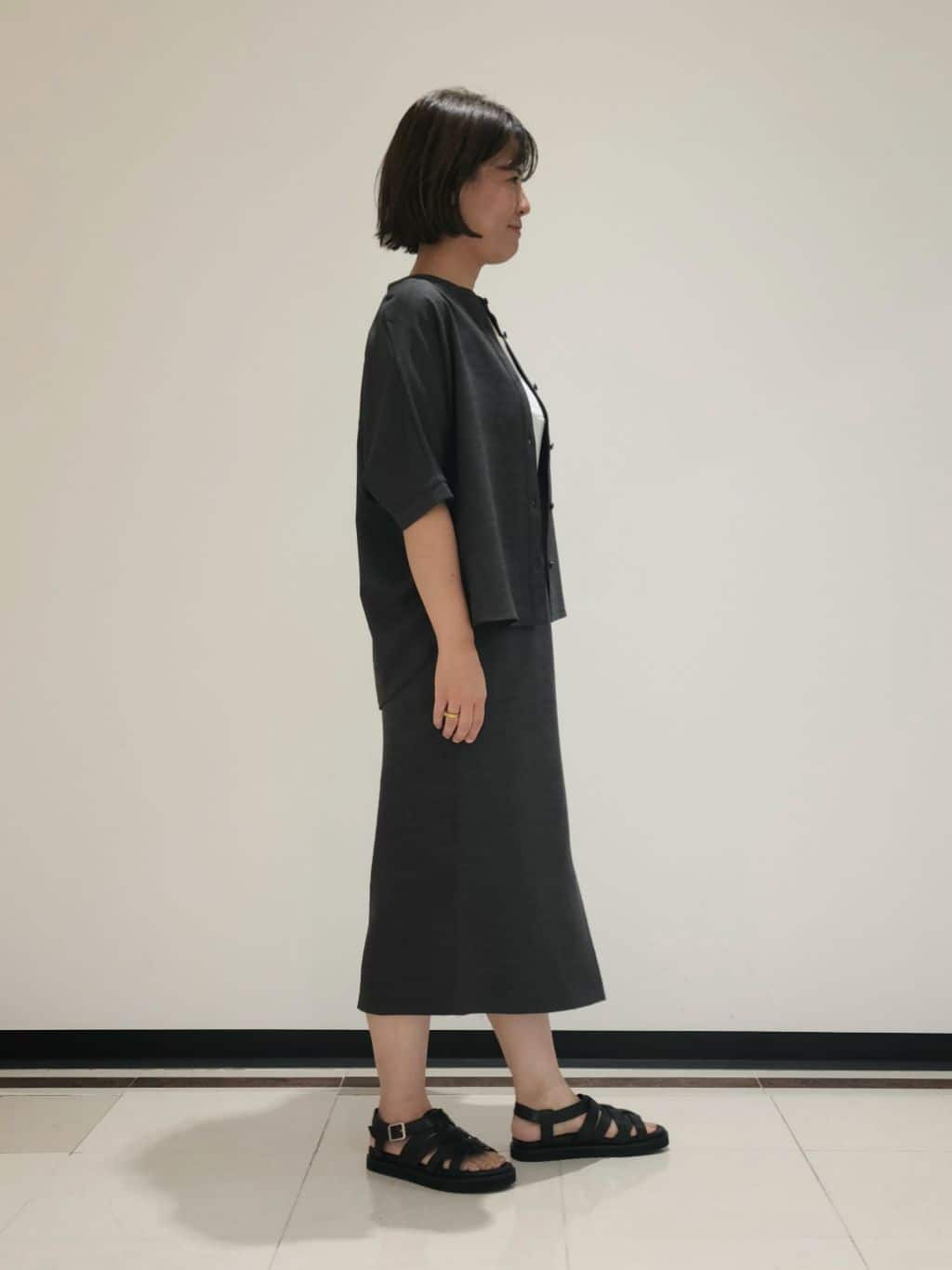 eriさんの「INDIVI｜【日本製】ビスチェインナータンクトップ」を使ったコーディネート