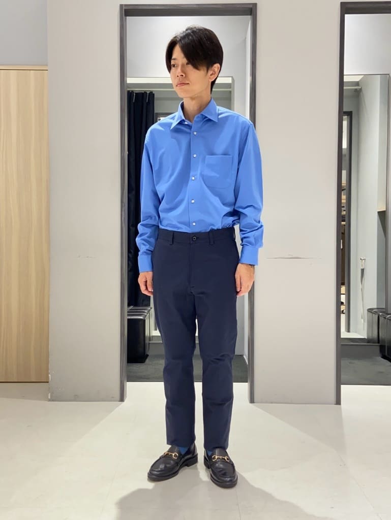 わいずみさんの「TAKEO KIKUCHI｜【Made in JAPAN】播州織 ヘリンボン ストレート パンツ」を使ったコーディネート