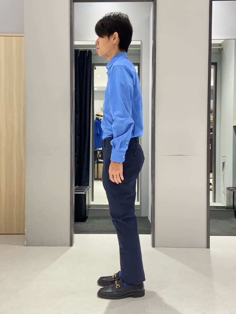 わいずみさんの「TAKEO KIKUCHI｜【Made in JAPAN】播州織 ヘリンボン ストレート パンツ」を使ったコーディネート