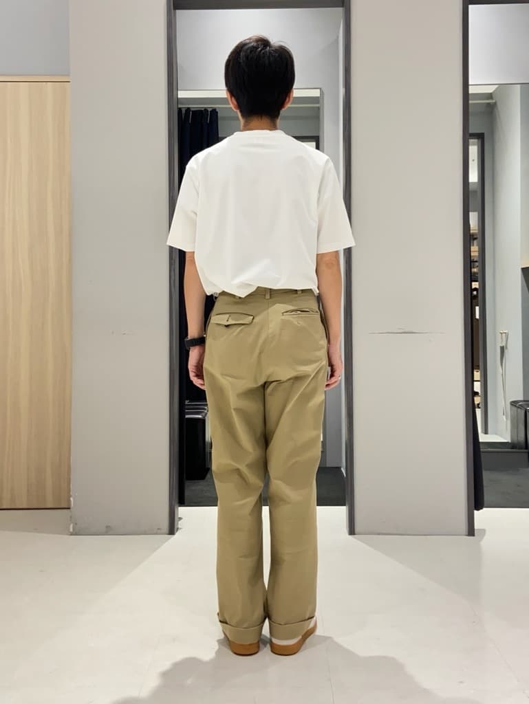 わいずみさんの「TAKEO KIKUCHI｜【抗菌防臭／5サイズ展開】ハイゲージポンチ Tシャツ」を使ったコーディネート
