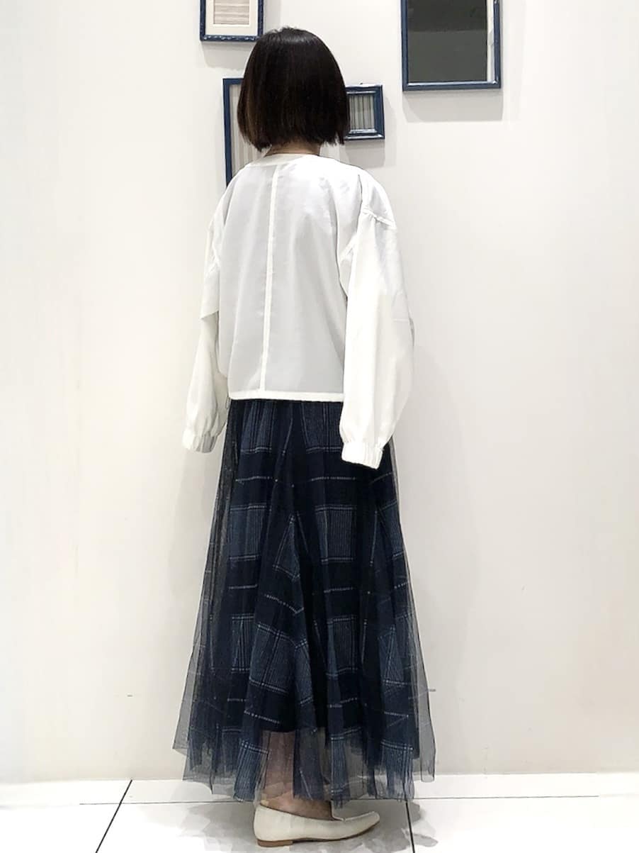 まぁさんさんの「grove｜メタルパーツローファーパンプス【晴雨兼用】」を使ったコーディネート