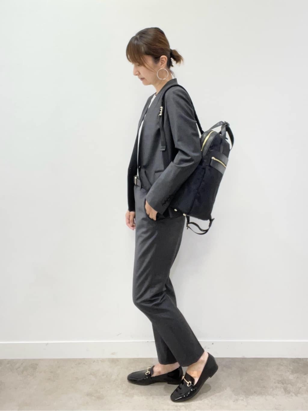 KAYOさんの「UNTITLED｜【古畑星夏さん着用/追加/本革/日本製】オーバルベルト30mm」を使ったコーディネート