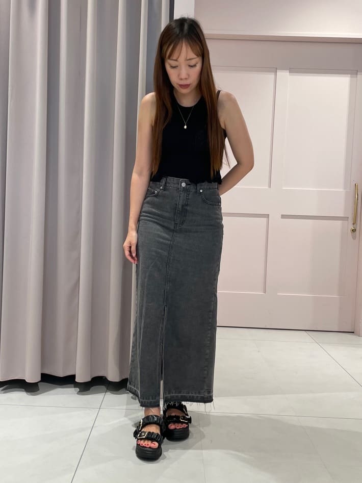 maiさんの「ESPERANZA｜厚底クシュクシュベルトスポサン」を使ったコーディネート