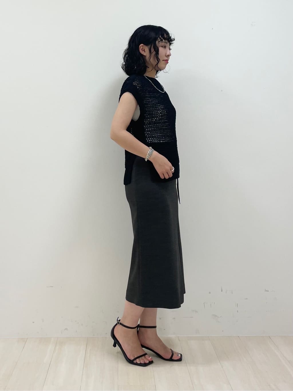 kanaさんの「INDIVI｜【日本製】ビスチェインナータンクトップ」を使ったコーディネート