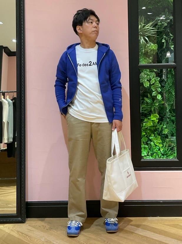 Nagaseさんの「DRESSTERIOR｜【ベストセラー】デキシー吊裏毛ジップアップパーカ」を使ったコーディネート
