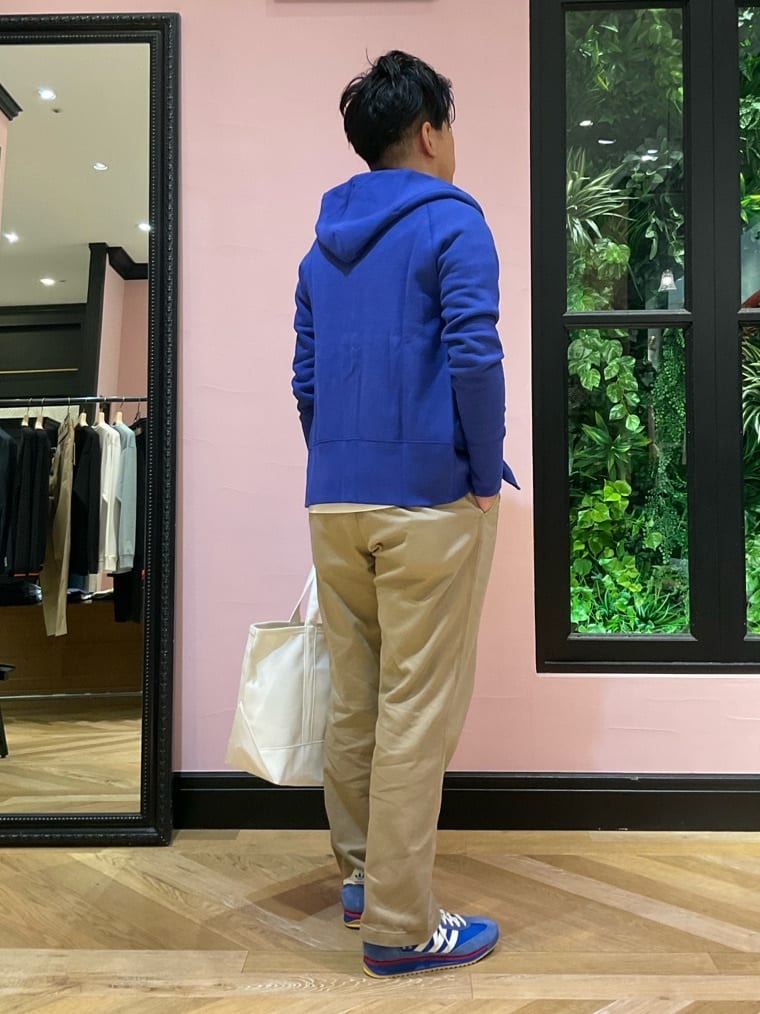 Nagaseさんの「DRESSTERIOR｜【ベストセラー】デキシー吊裏毛ジップアップパーカ」を使ったコーディネート