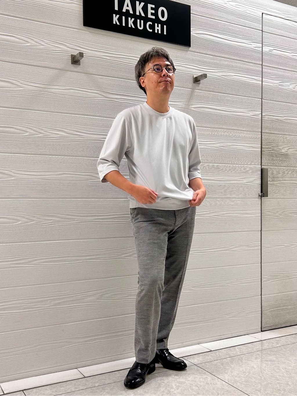 すーさんの「TAKEO KIKUCHI｜日本製 Uチップ ドレスシューズ」を使ったコーディネート
