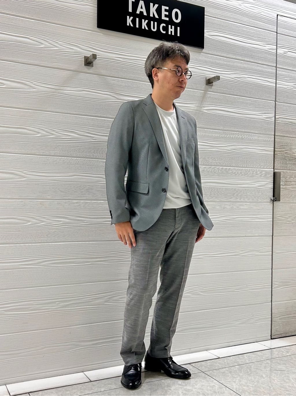 すーさんの「TAKEO KIKUCHI｜日本製 Uチップ ドレスシューズ」を使ったコーディネート