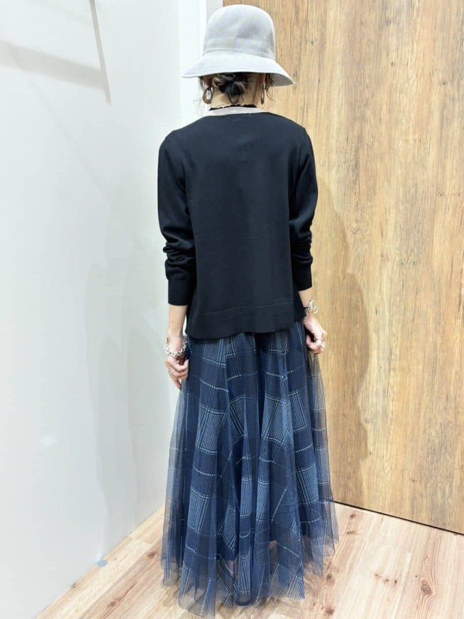saltさんの「grove｜メタルパーツローファーパンプス【晴雨兼用】」を使ったコーディネート