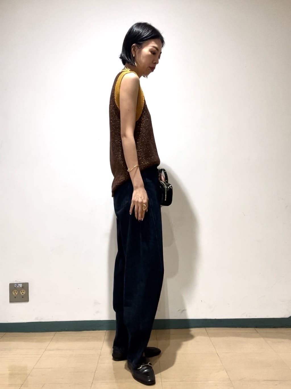 RISAさんの「UNTITLED｜【追加/日本製】メッシュベルト」を使ったコーディネート