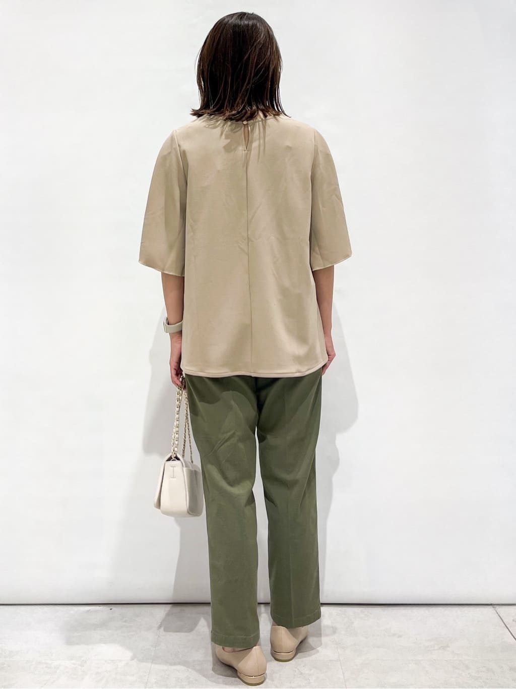 yuka.aさんの「OPAQUE.CLIP｜オーガニックコットン混 ベイカーパンツ」を使ったコーディネート